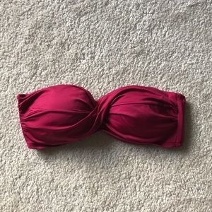 Bandeau swimsuit top